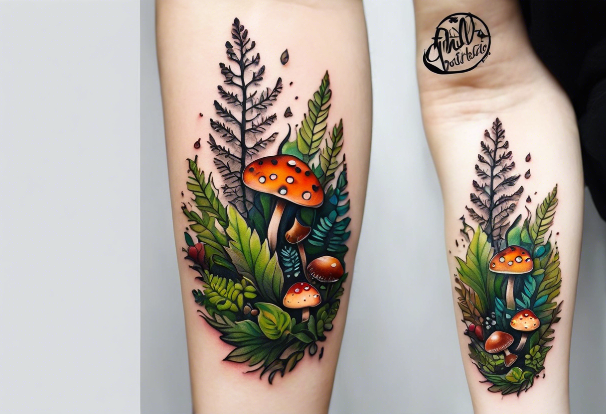 Tattoo uploaded by Djordje Tomovic • #tattoo #fullink #color #mushrooms # mushroom #mushroomtattoo #dwarf #fullcolortattoo #colorrealismtattoos  #BoldTattoos #realism #realismo #colorida • Tattoodo