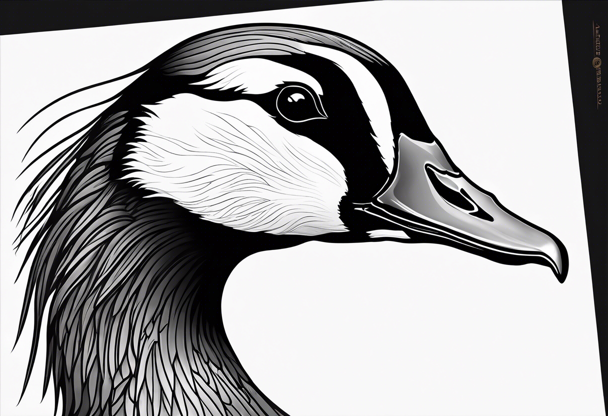 canadian goose furious tattoo idea