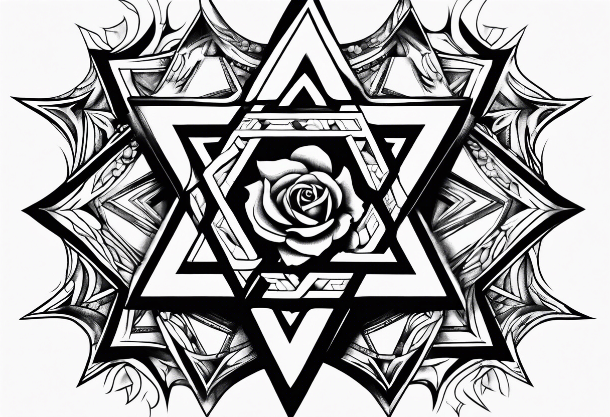 Star of David tattoo idea