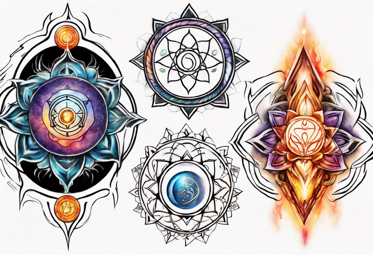 The seven chakras are thought of as the main energy points in your body,  which run down the spine. This is also one of the popular tattoo… |  Instagram