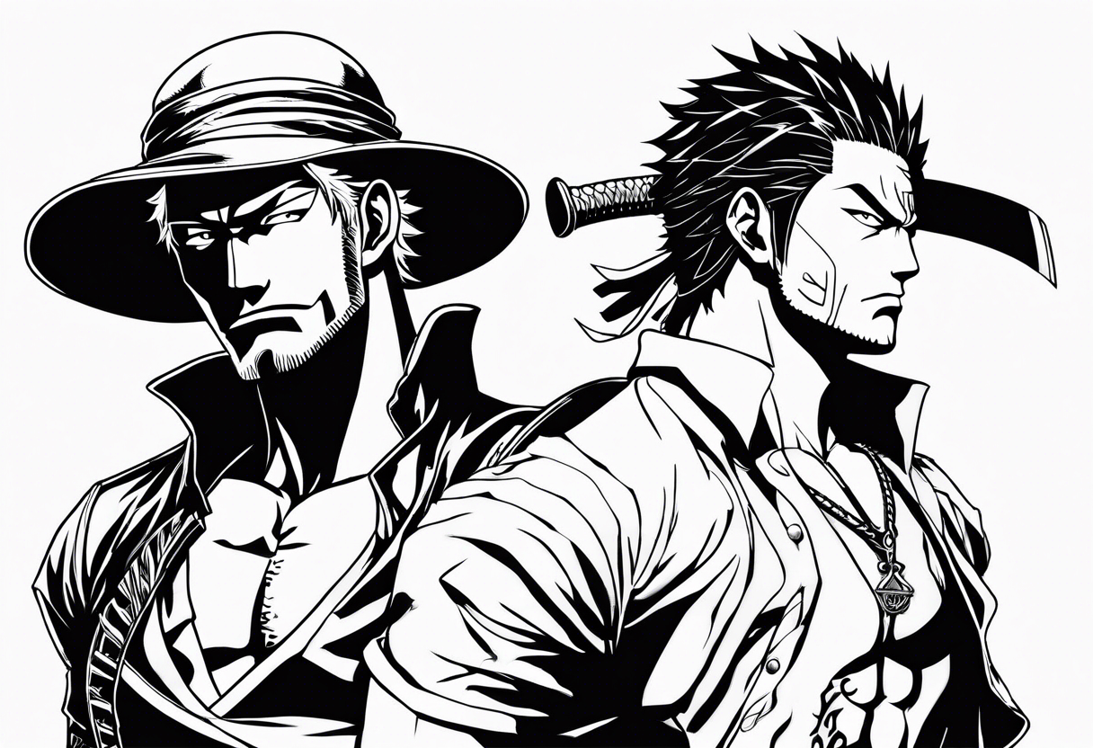 zoro one piece, tattoo idea