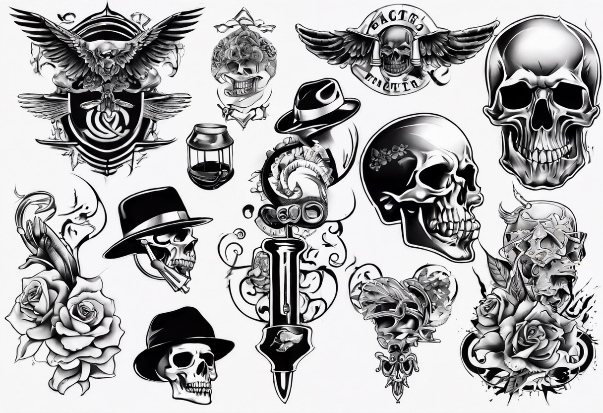 gangster tattoo by liamjmccormack on DeviantArt