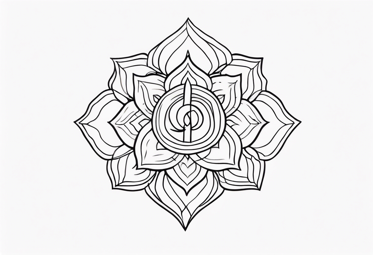 tiny tattoo kazhak inspired tattoo idea