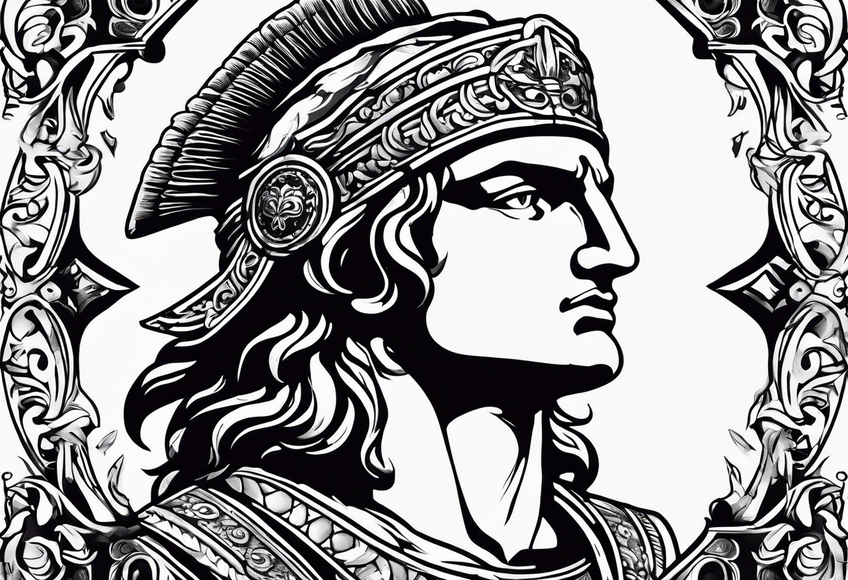 Alexander the Great dark tattoo idea