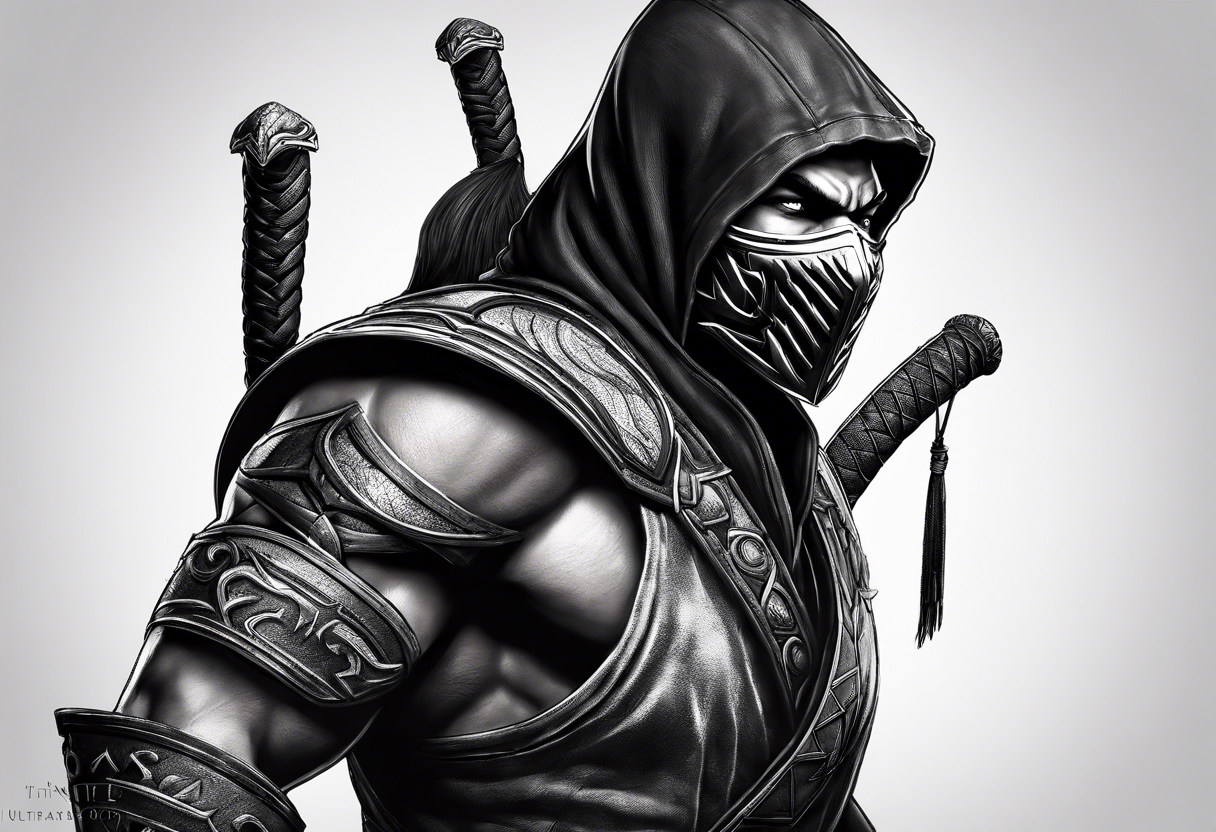 Subzero and Scorpion from Mortal Kombat. Scorpion as mean wolf. Subzero as calm wolf. tattoo idea