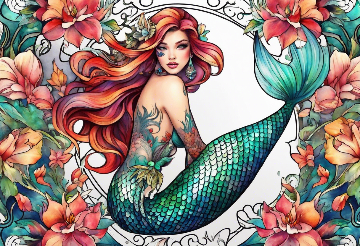 50 Amazing Mermaid Tattoo Ideas [2024 Inspiration Guide] | Mermaid tattoo  designs, Mermaid tattoos, Small mermaid tattoo