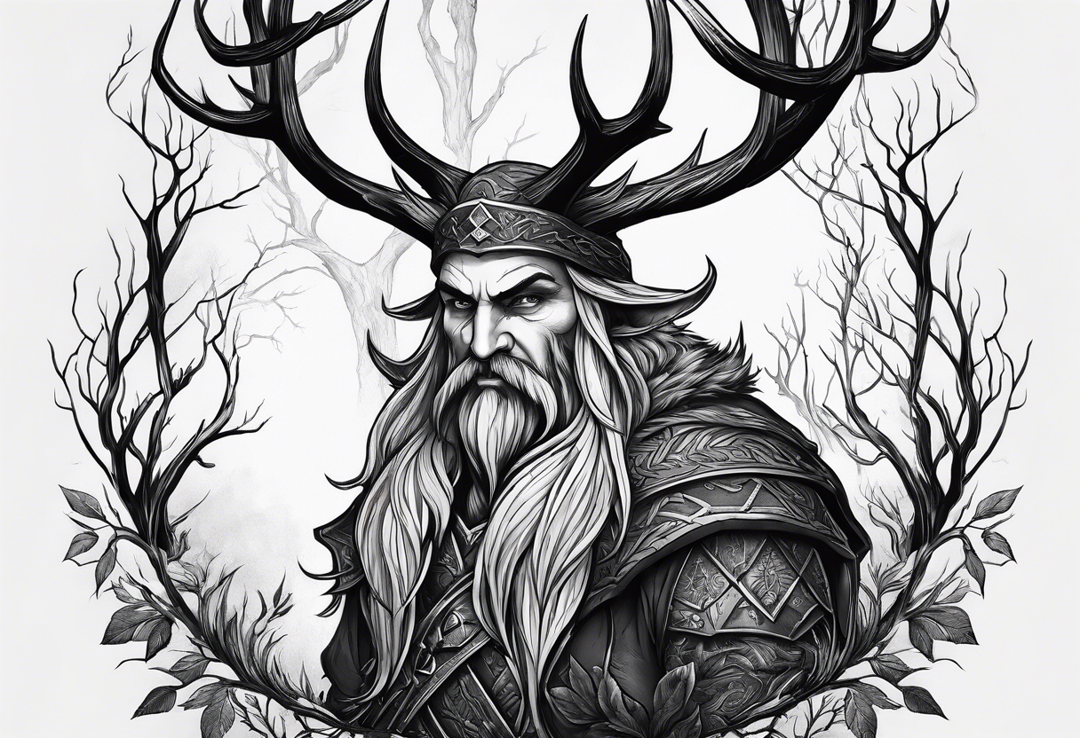 Leshy from witcher tattoo idea