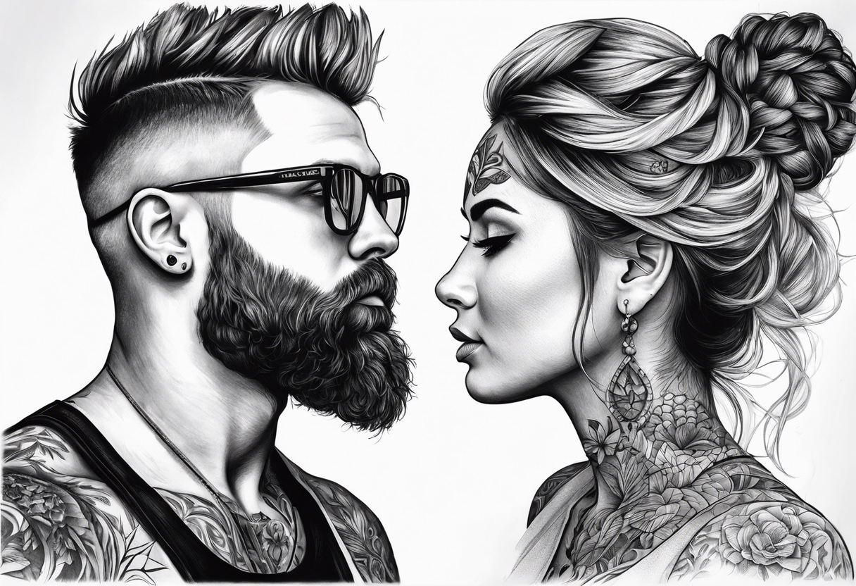 Einen Lebensbaum mit den Namen Niko und Janina unten drunter. tattoo idea