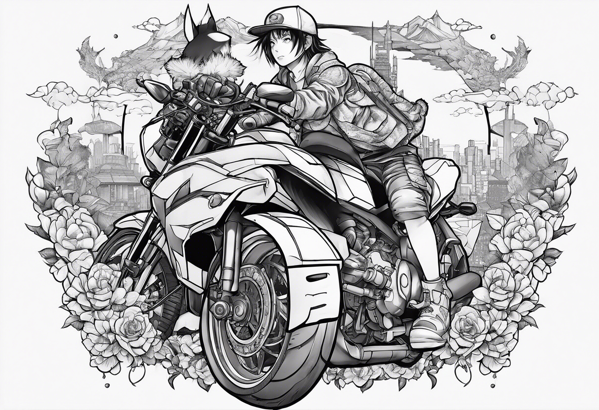 Akira anime tattoo idea