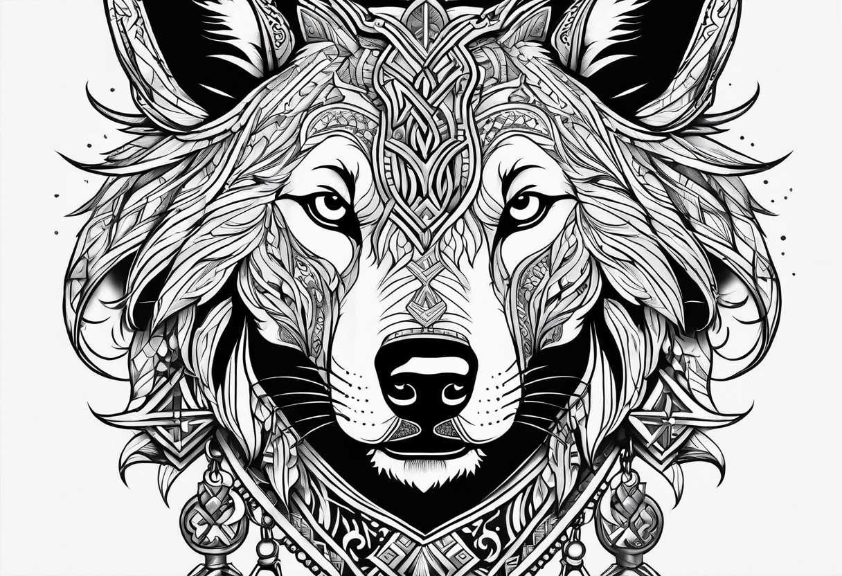 garmr norse dog tattoo idea