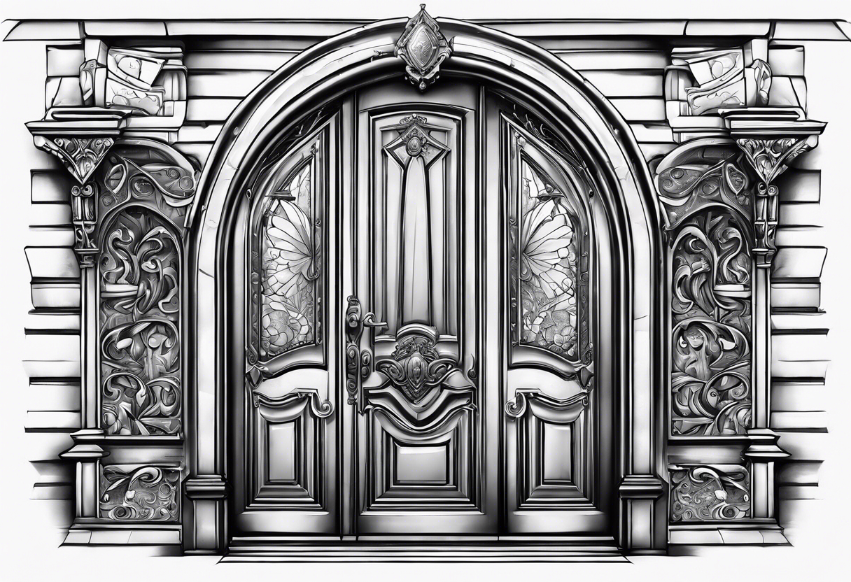 Wizardry, Doors, Weapons, Fantasy tattoo idea