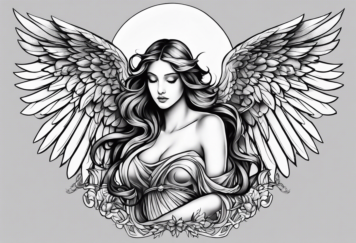 angel tattoo idea