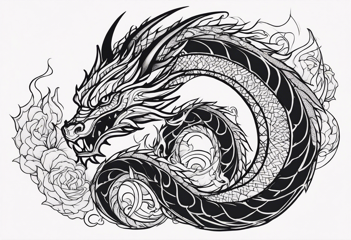 dragon tattoo idea