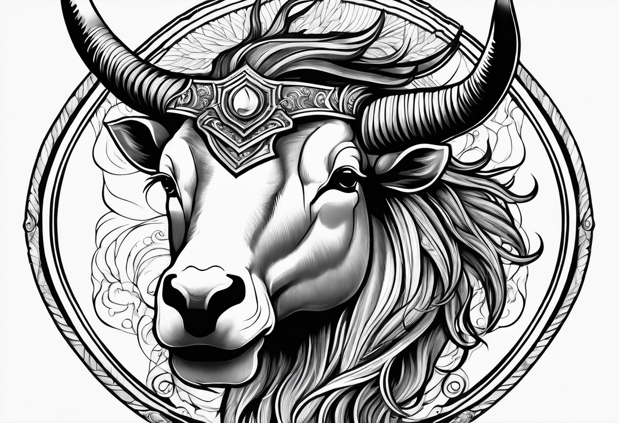 Fineline Capricorn tattoo idea