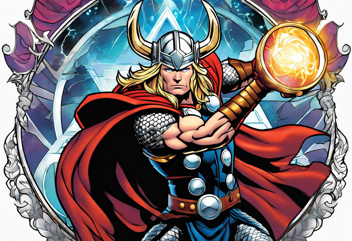 The Mighty Thor from the current Marvel comics tattoo idea