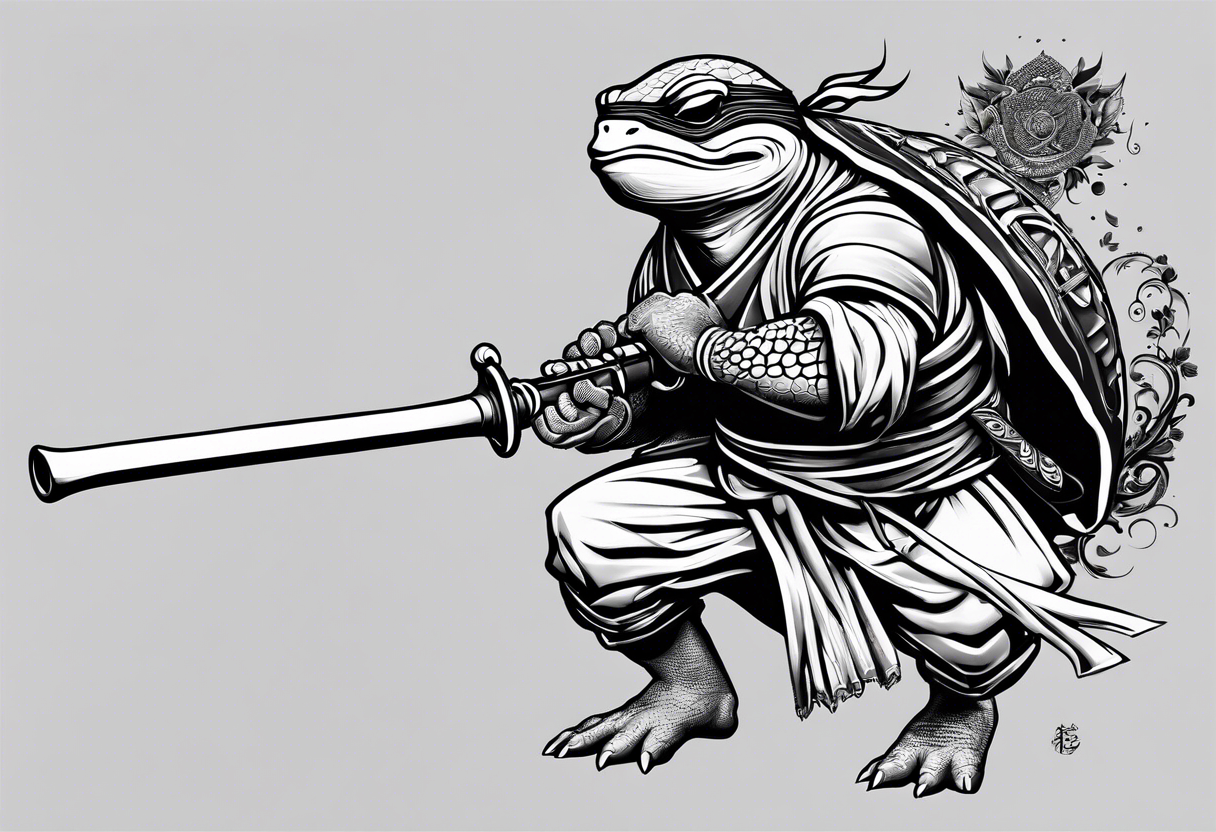 NINJA TURT
LES, SAXAPHONE tattoo idea