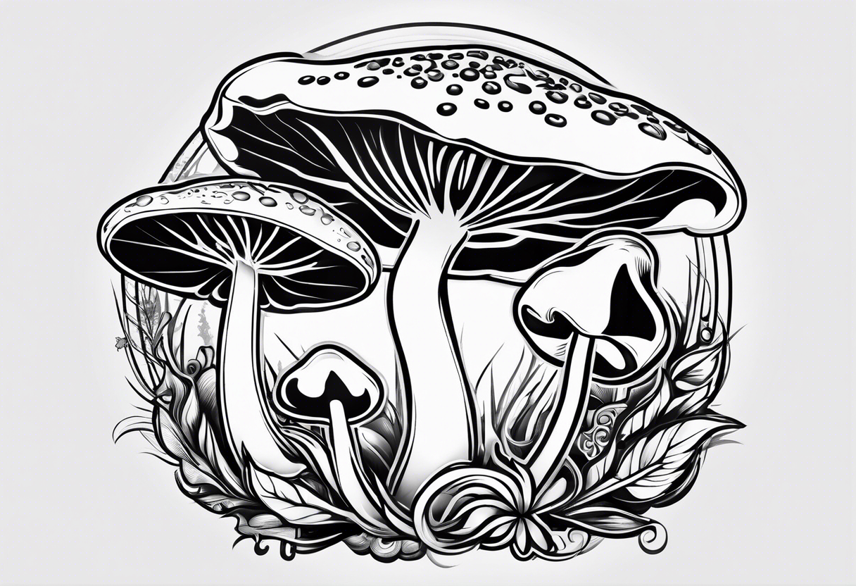 "Graceful Mushrooms"

Company logo tattoo idea