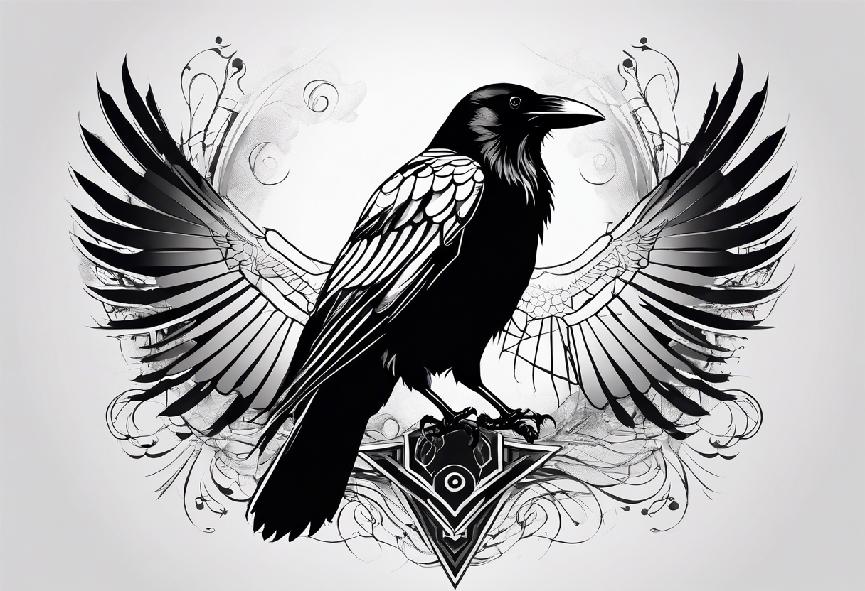 Crow Tattoo Flash Collection – IMAGELLA