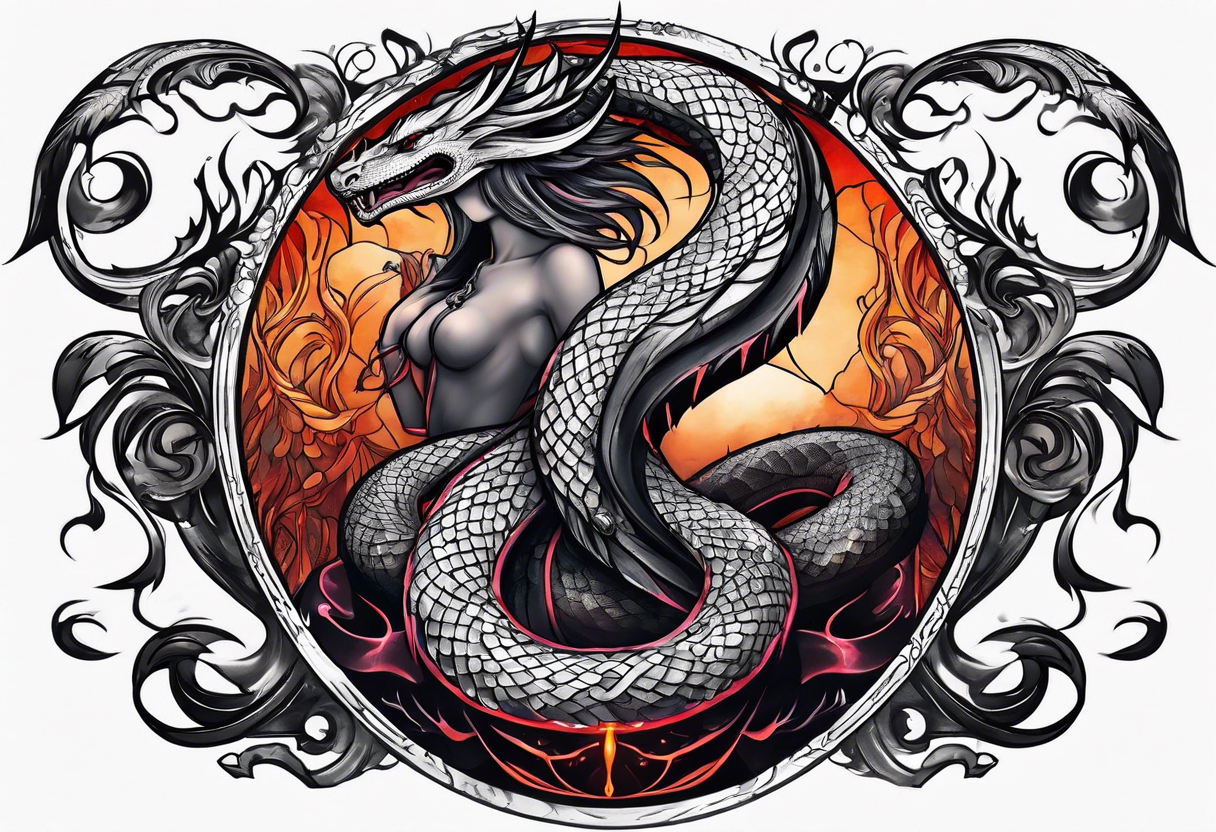 Lilith serpent tattoo idea