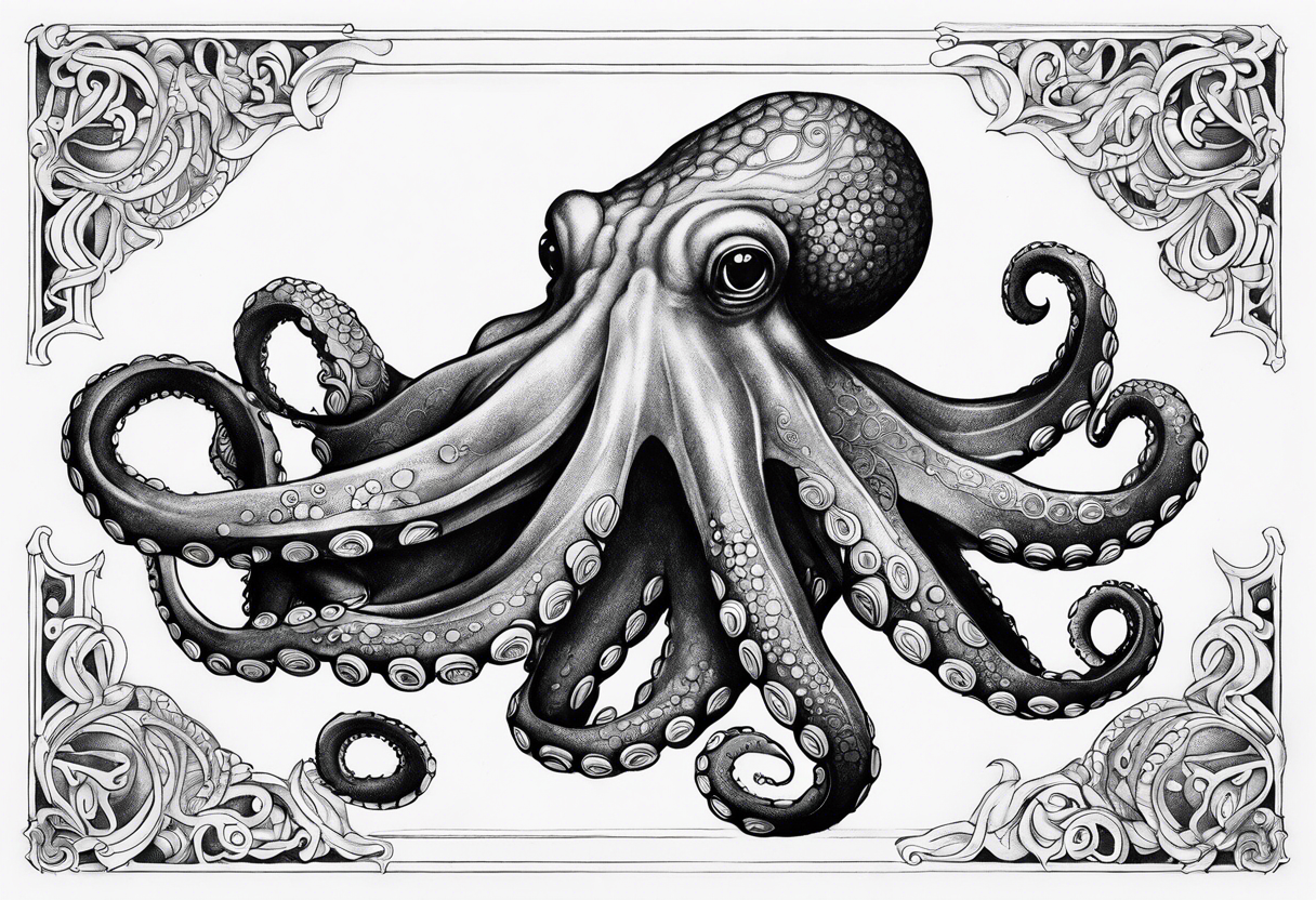 Octopus ten thousand leagues tattoo idea