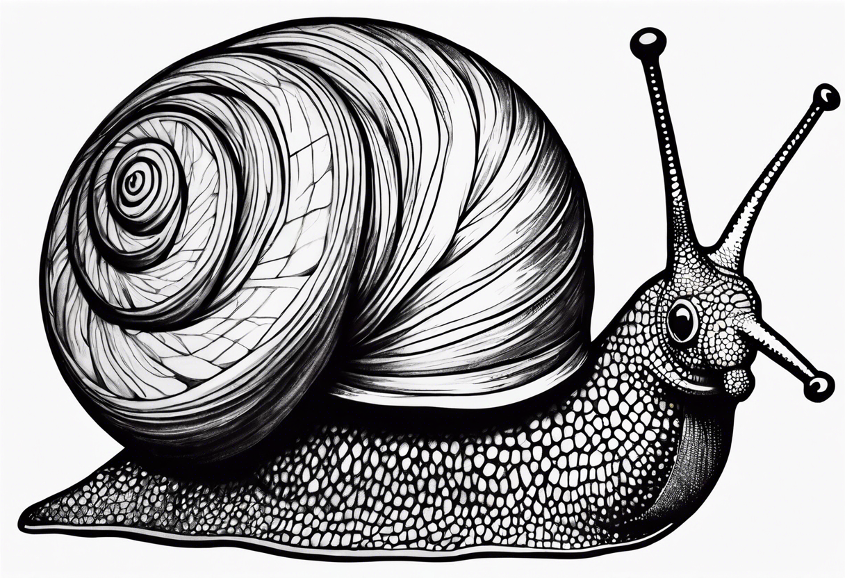 Snail tattoo idea