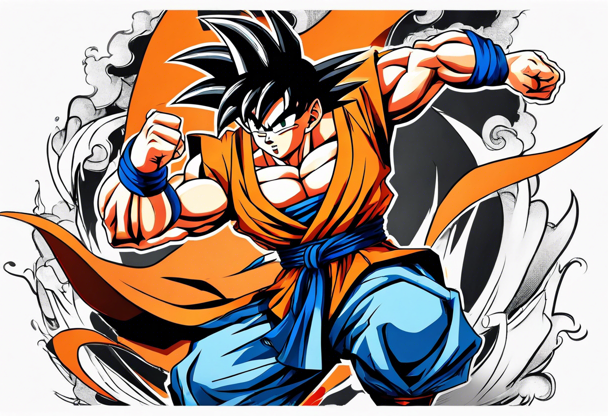 Goku - Dragon Ball Z Tattoos | Z tattoo, Hand tattoos for guys, Dragon ball  tattoo