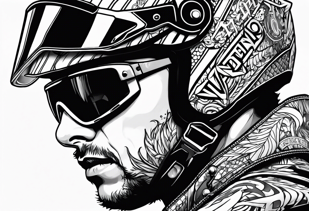 Valentino Rossi tattoo idea