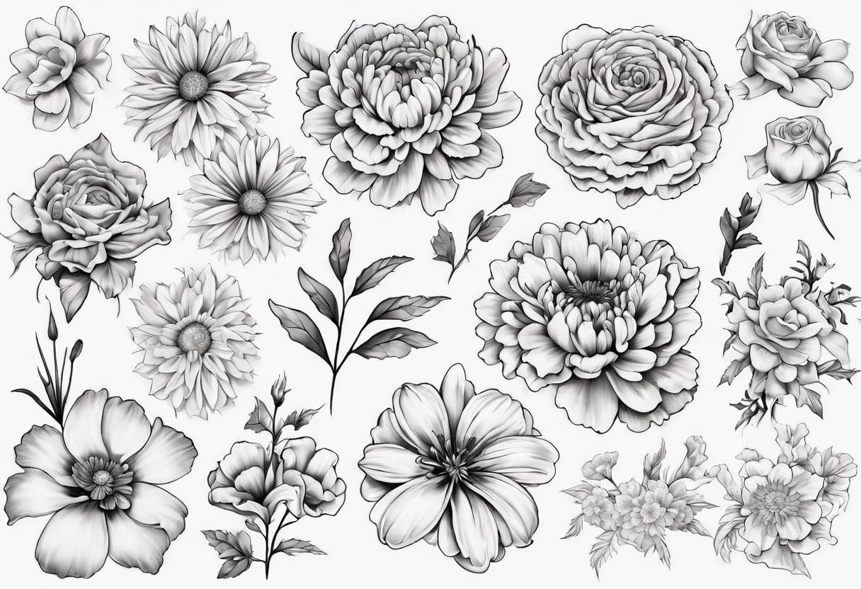 205+ Adorable Marigold Tattoos Ideas (2023) - TattoosBoyGirl | Marigold  tattoo, Flower hip tattoos, Tattoos