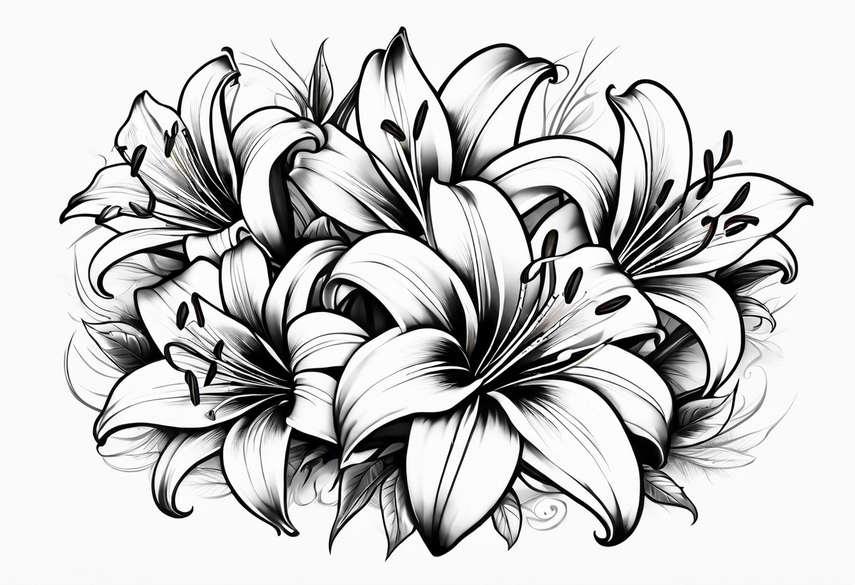 Lillies tattoo idea