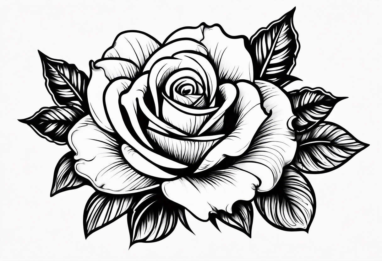 Leah written Withi rose tattoo idea