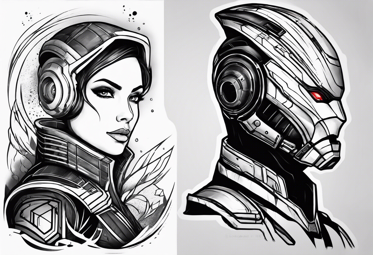 mass effect n7 tattoo idea