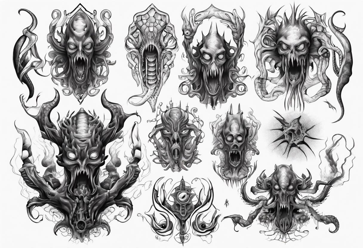 Kraken Monster Tattoo Design – Tattoos Wizard Designs