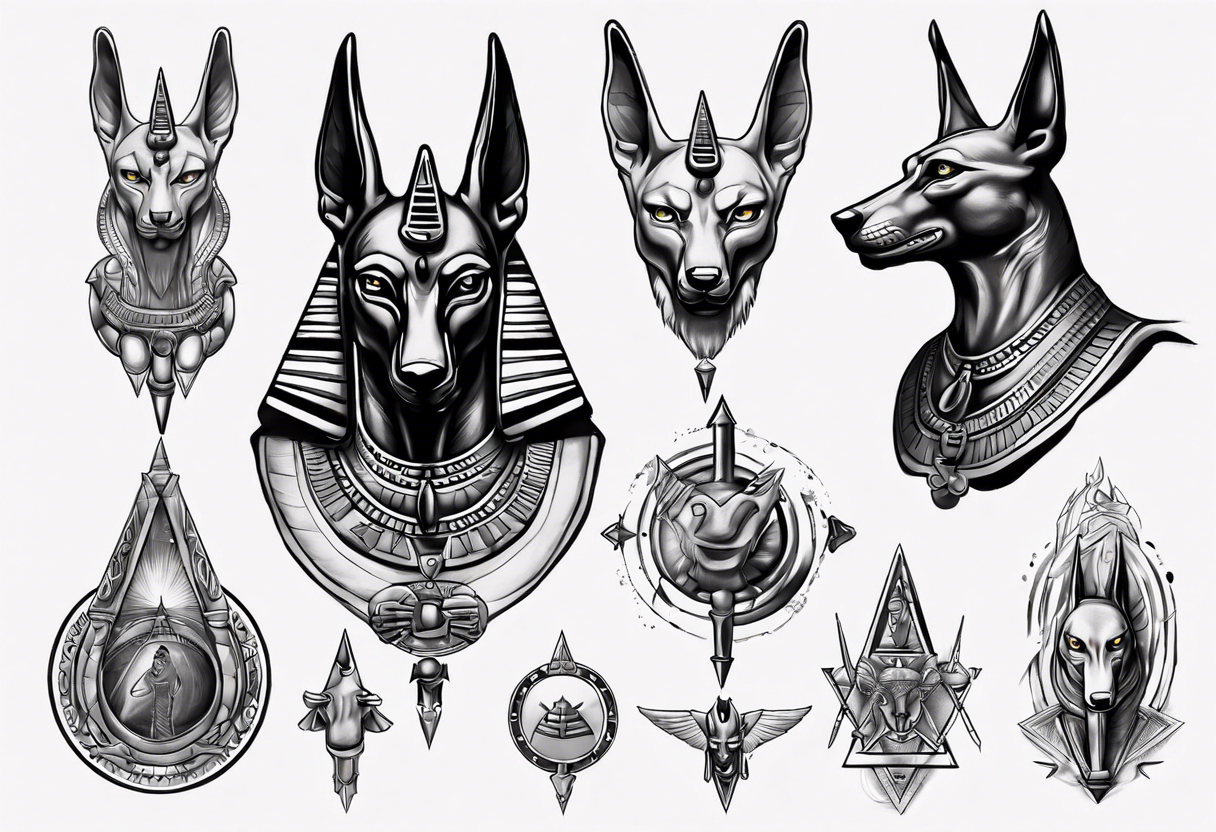 Anubis guidance tattoo idea