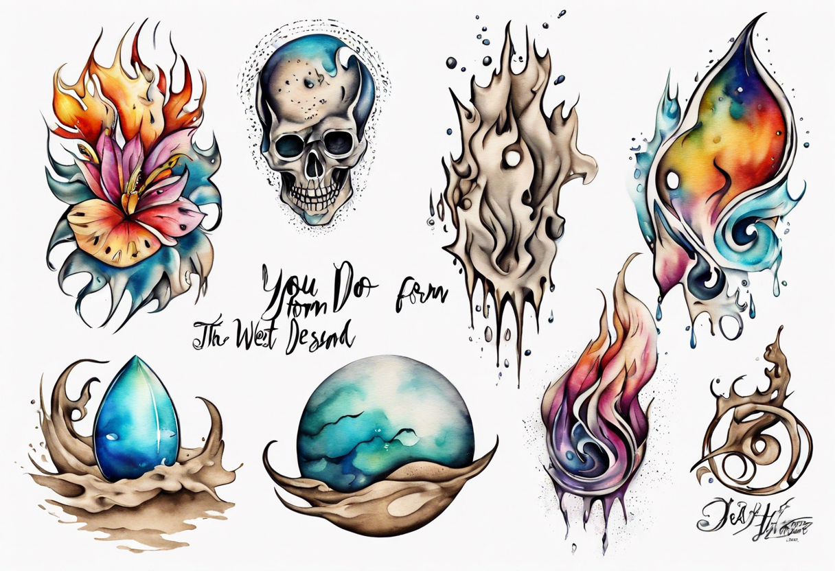 63 Watercolor Tattoos with Meaning - Our Mindful Life