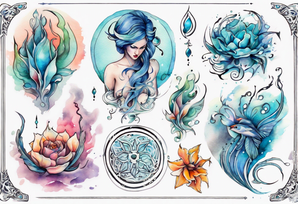 an undine tattoo idea