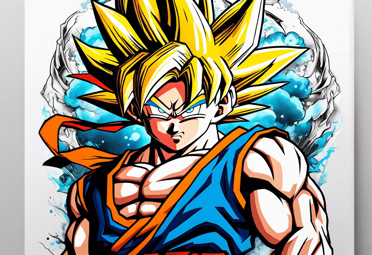 Son Goku death tattoo idea