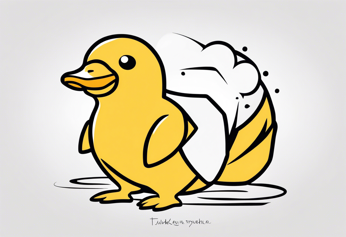 Psyduck pokemon tattoo idea