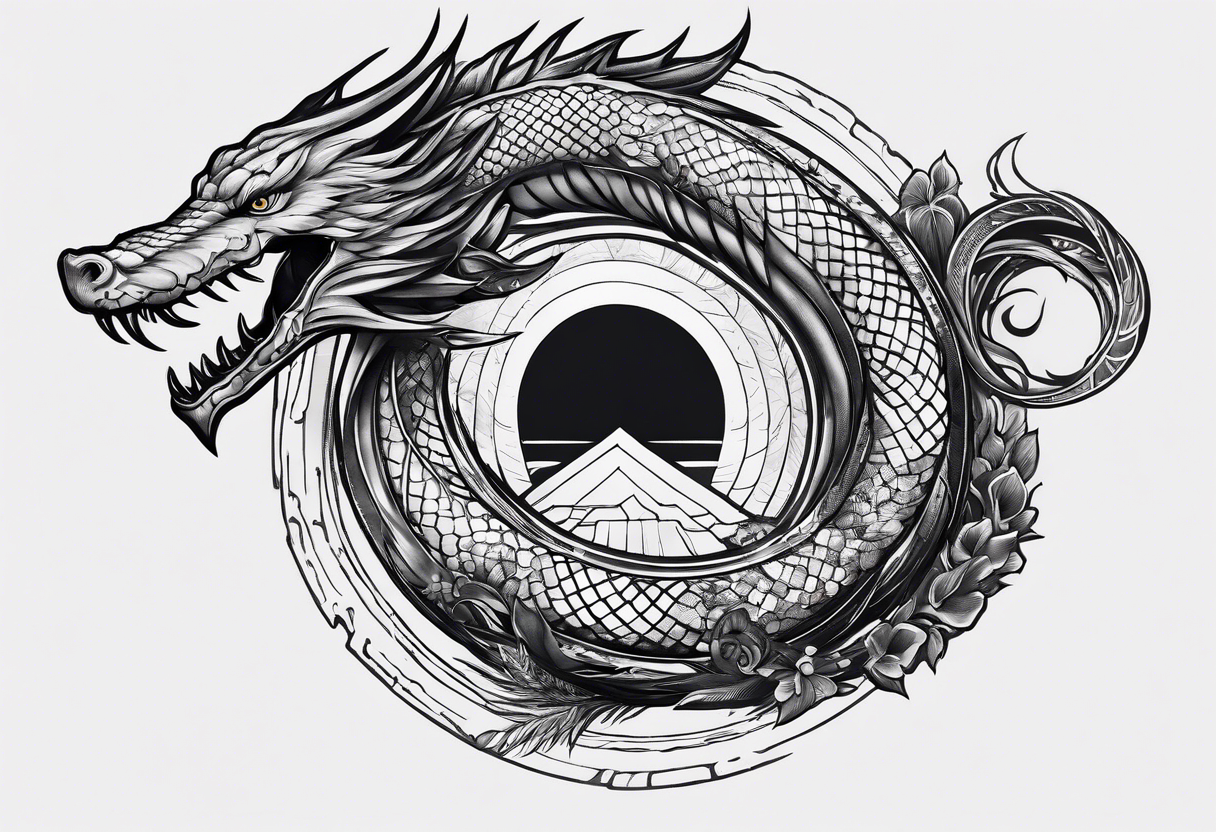 Ouroboros tattoo idea