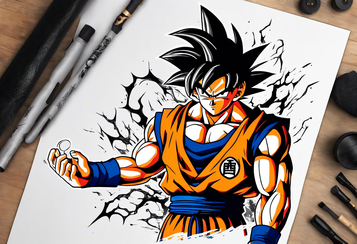 Son Goku death tattoo idea