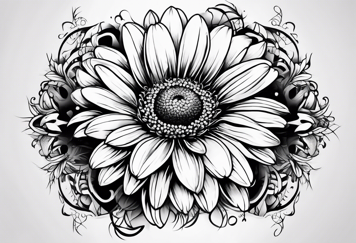 daisy tattoo tattoo idea