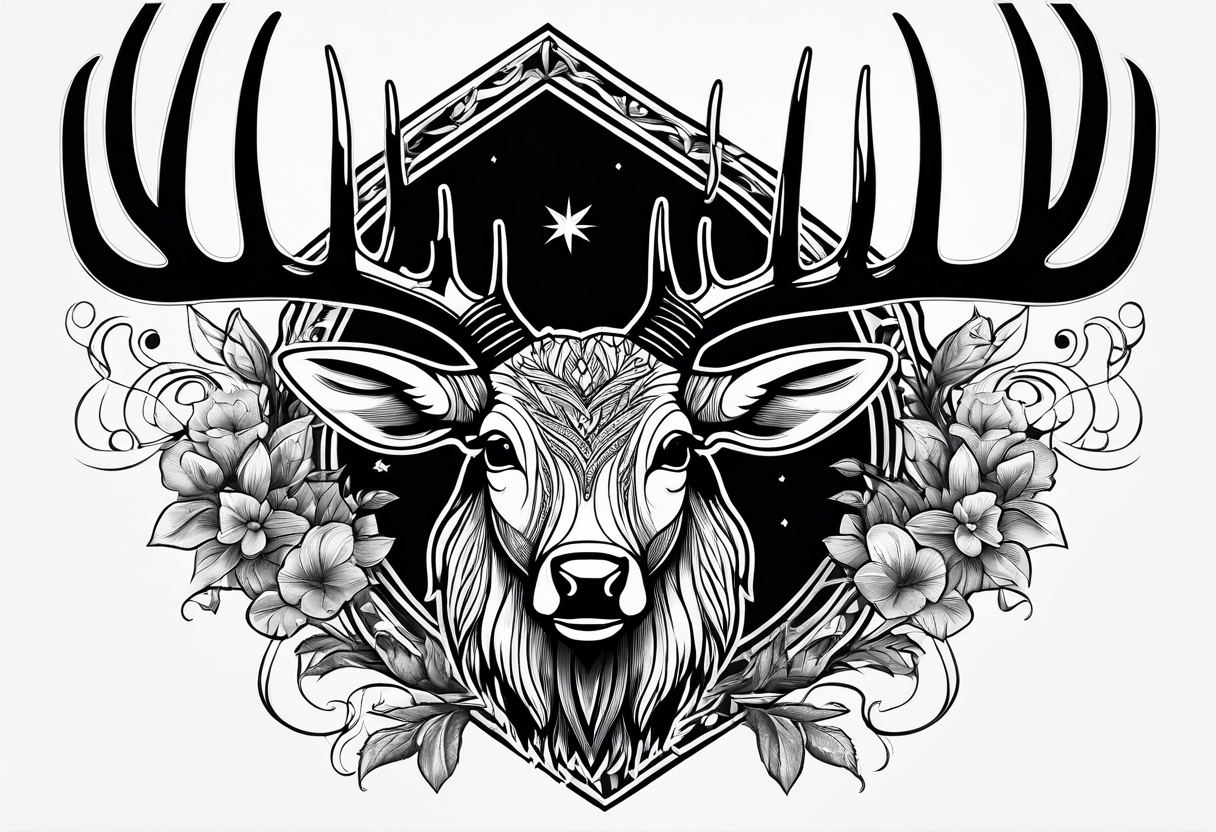 a tattoo fit for a man who hunts deer tattoo idea