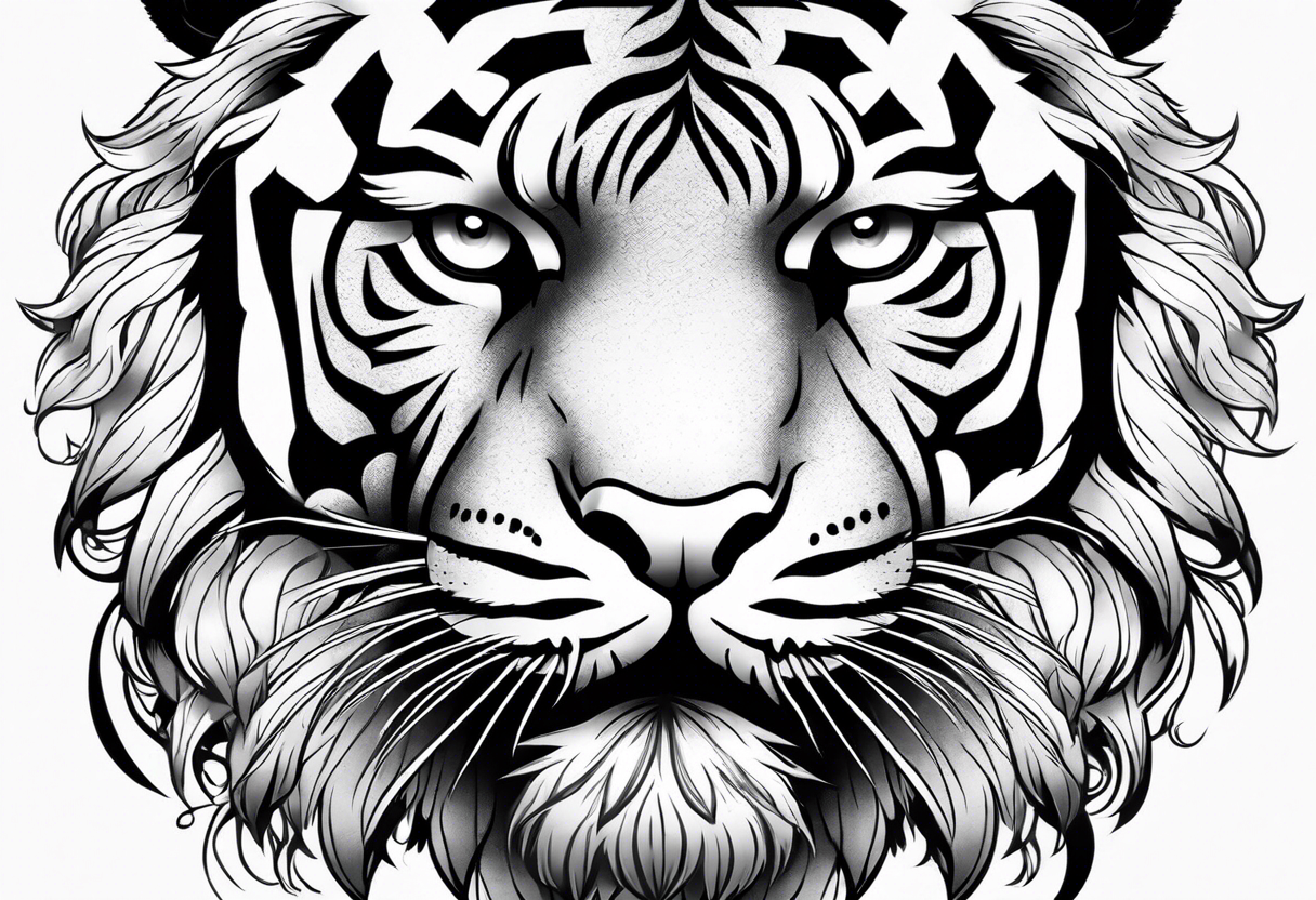 tiger tattoo idea