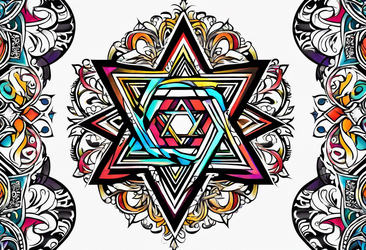 star of david tattoo idea