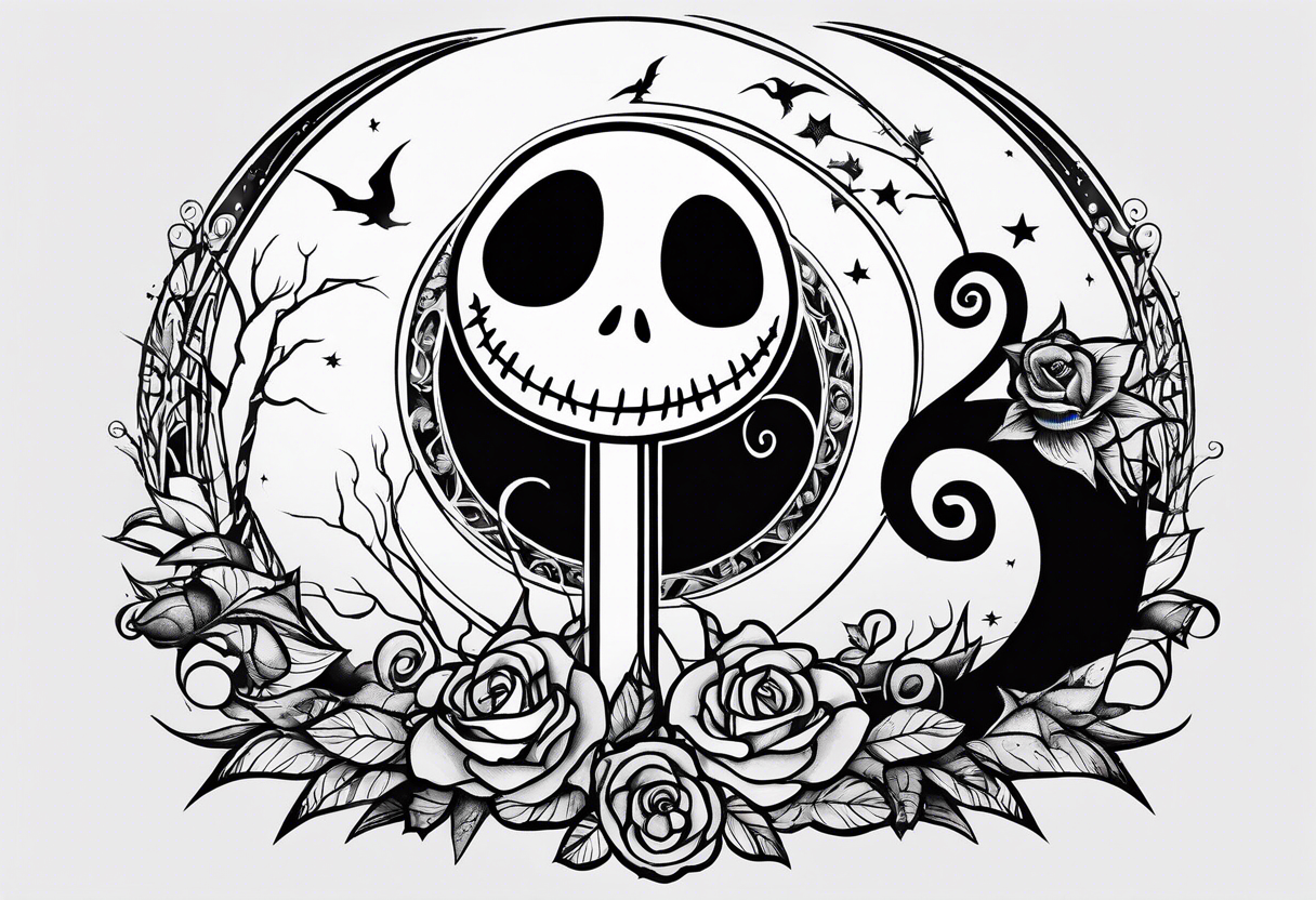 Nightmare before christmas tattoo idea