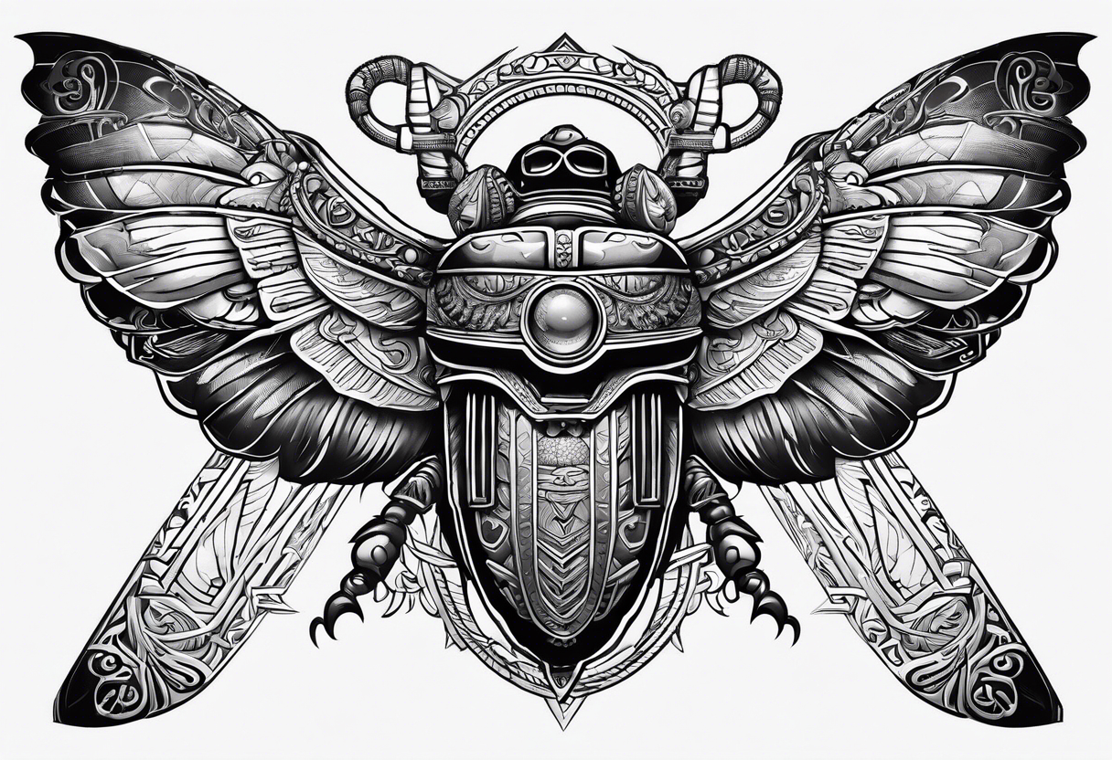 scarab
egyption gods tattoo idea