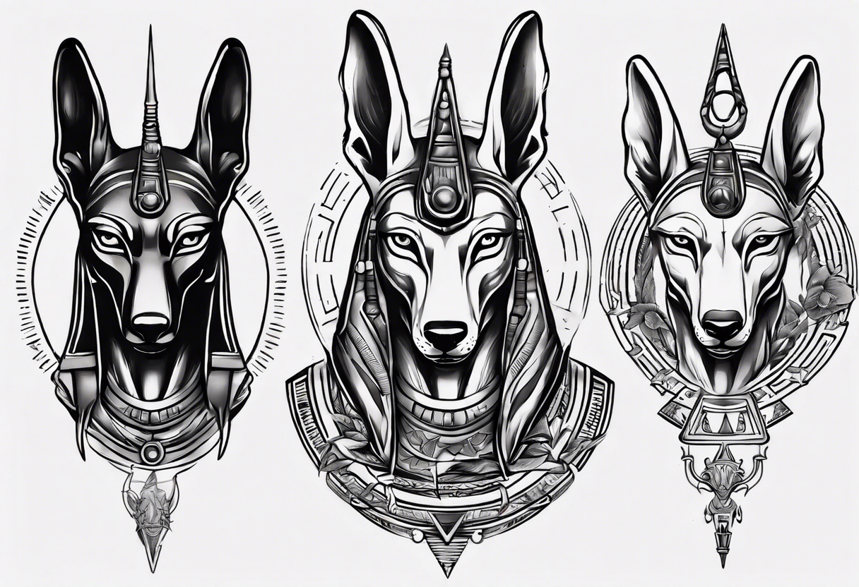 Anubis guidance tattoo idea