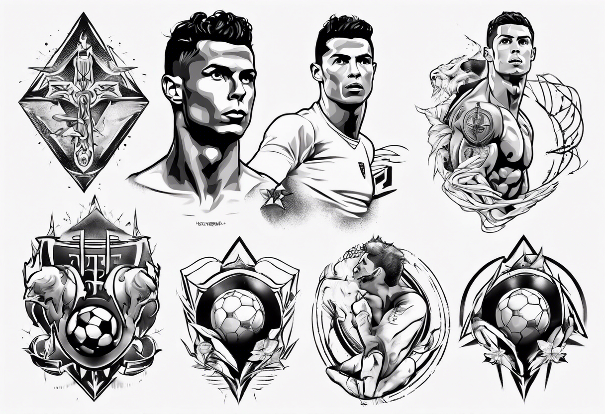 My #CR7 #tattoo #designed by #myself #Cristiano #Ronaldo #… | Flickr