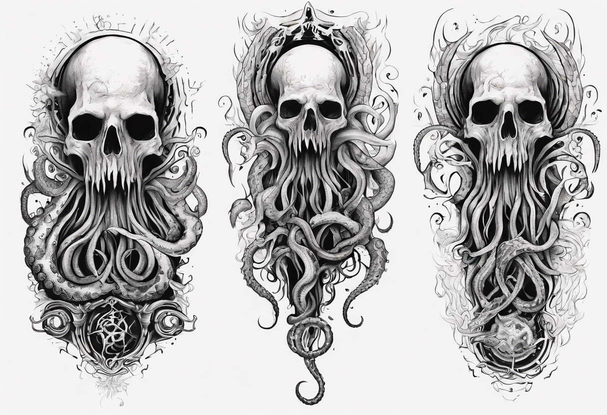 long tattoo for forearm on lovecraft them
add tentacle tattoo idea