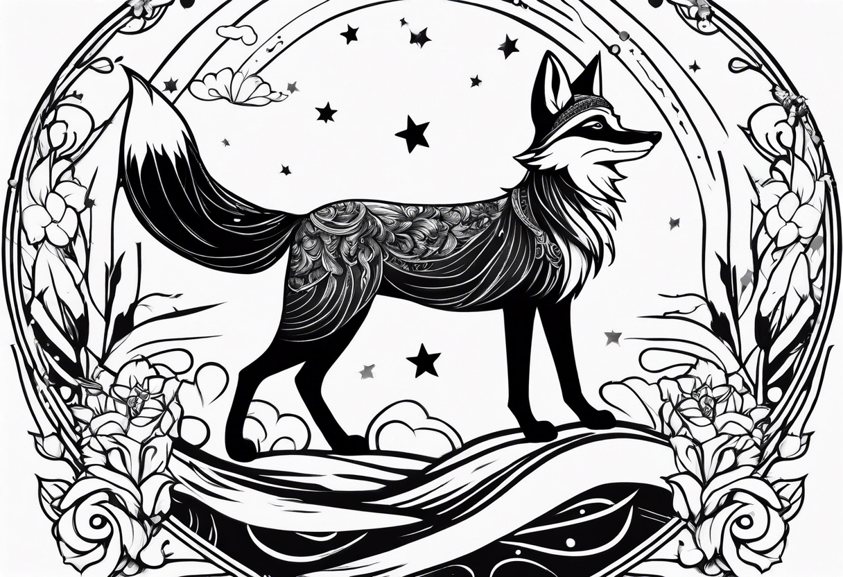 little prince and the fox tattoo idea