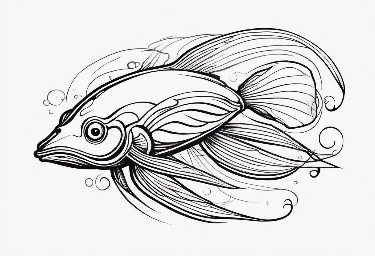 bigfin squid tattoo idea